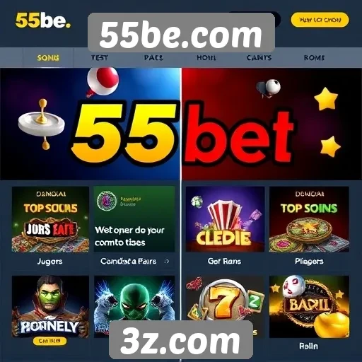 Diferenciais do 55be.com em comparação com concorrentes