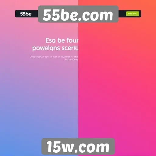 A evolução do design do site 55be.com