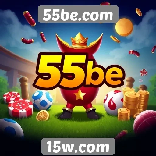 Visão geral do catálogo de jogos disponíveis no 55be.com