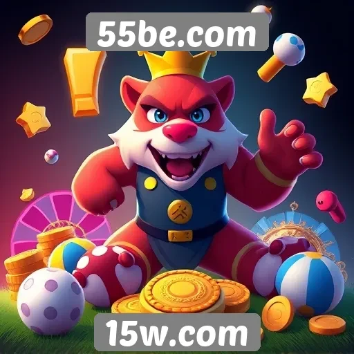 Diversidade de jogos disponíveis na plataforma 55be.com